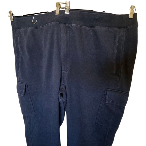 Men's DULUTH TRADING  Navy Blue Cargo Sweats sz 3XL x 30 - Picture 3 of 4